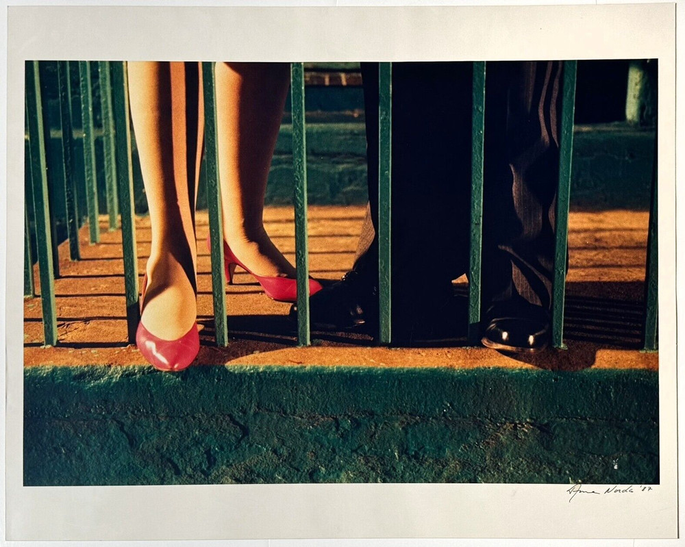 ANNE NORDA UNTITLED 1987 HAND SIGNED DATED COLOR KODAK GLOSSY PHOTOGRAPH