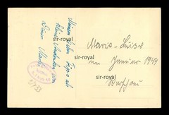 Warsaw 1944 – Pretty Woman Marie Luise in Portrait – 1940s – Photo Postcard 9x14cm