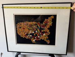 Robert Allen Merlo «America» Vintage Signed Framed Photograph 1982 Art Candy
