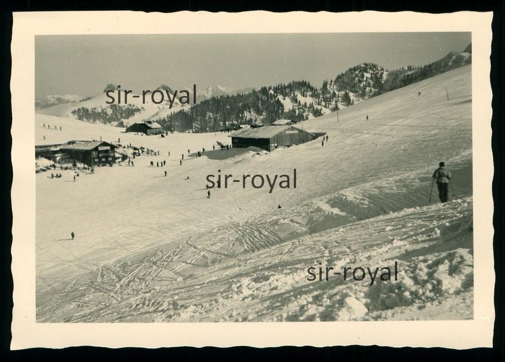 Bayrischzell / Oberaudorf 1955 – Sudelfeld Ski Resort – 1950s – Photo 9x6cm