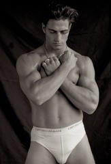 90′ male models photos printed from original negative