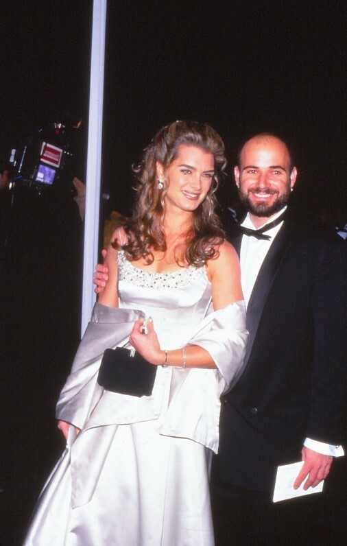 Dia Brooke Shields and Andre Agassi 1997 KB Format Photographer P10-23-5-3