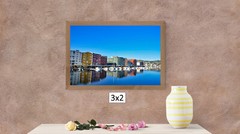 Trondheim Marina View, High Resolution Image, Many Formats, TV Art