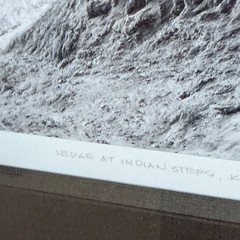 DAVID H GIBSON Photography Signed LEDGE AT INDIAN STEPS, KLONDIKE RANCH, TEXAS