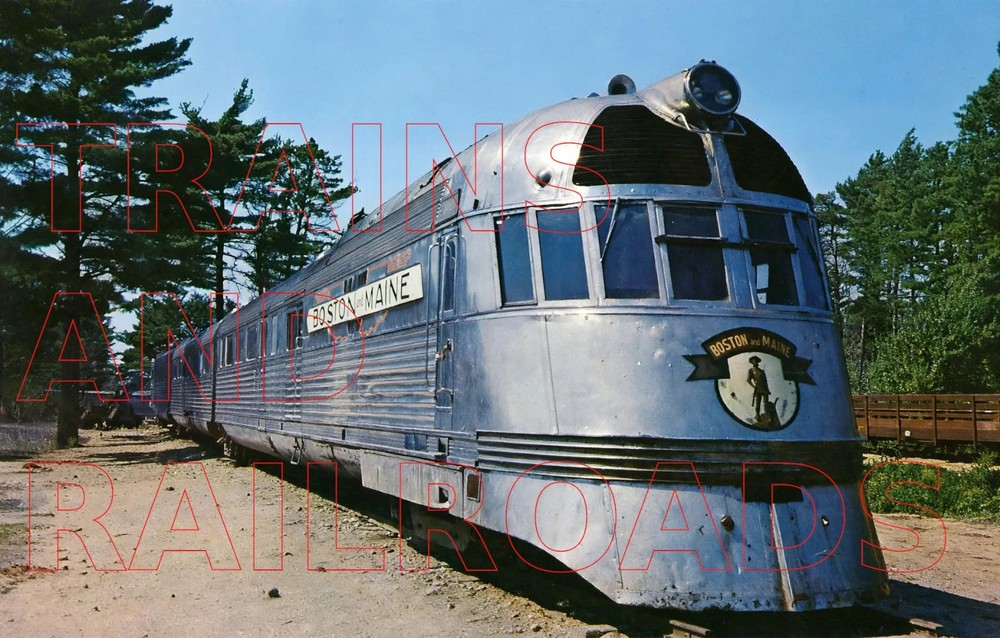 Photo Art Print of the Boston & Maine Flying Yankee at Edaville, Carver, MA 1960