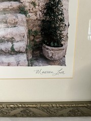 Maureen Love «Steps and Stones» Signed Color Photo Print Matted & Framed