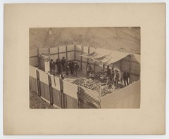 Unknown Photograph Construction Site in Iquique Chile Historic Circa 1885