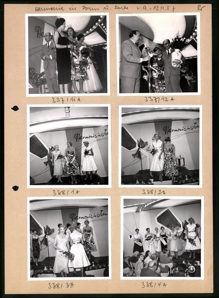 62 Photographs Barber Competition Harmony in Shape and Colour 1957, Pretty Fashion