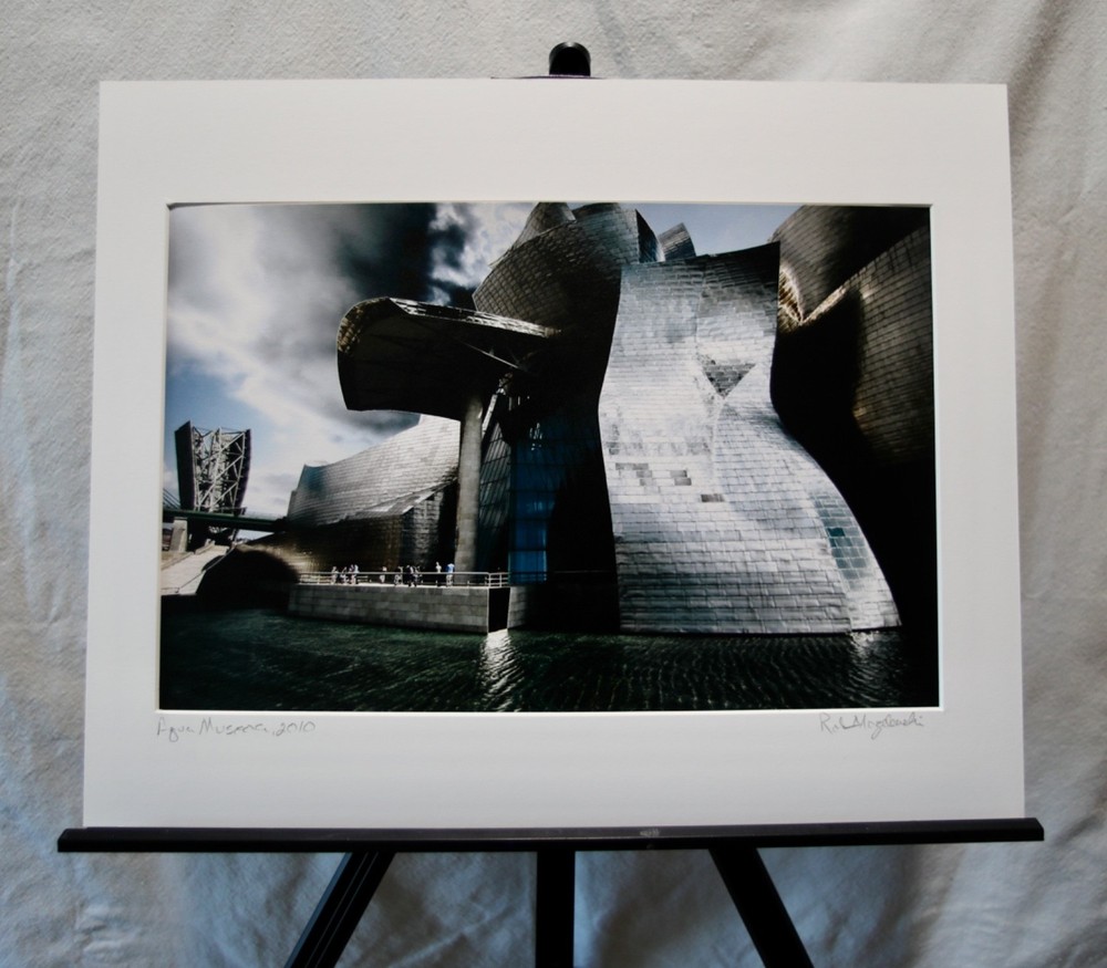 Original Photography Art Print «Aqua Musseoa» Guggenheim Museum, Bilbao, Spain