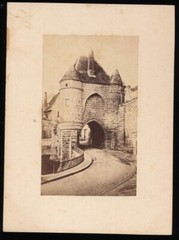 Albumin on Cardboard – View of Laon France – Circa 1870s