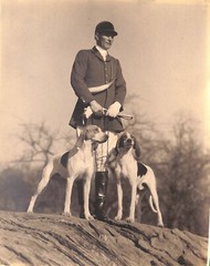 «Elias Chadwell Huntsman- Millbrook (NY) Hounds» 1934 B/W Photo