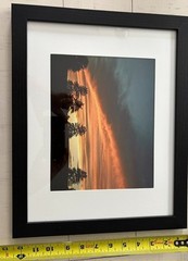 Framed photography. Sunset Overlooking the Country Club of Greenfield Mass