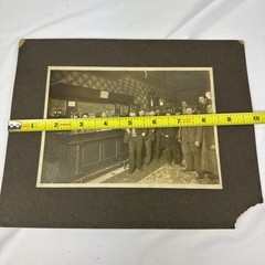 Vintage Early 1900’s Restaurant / Pub Owners Bartenders & Customers Photograph