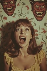 5 ~ 4X6 Glossy HORROR Fine Art ‘ SCREAM QUEEN ‘ Photo FANTASY Set ! 211359088