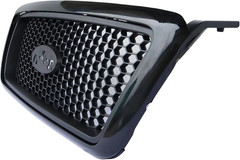 Front Grill Black Grille with Honeycomb Insert Compatible with 2004-2008 Ford F-