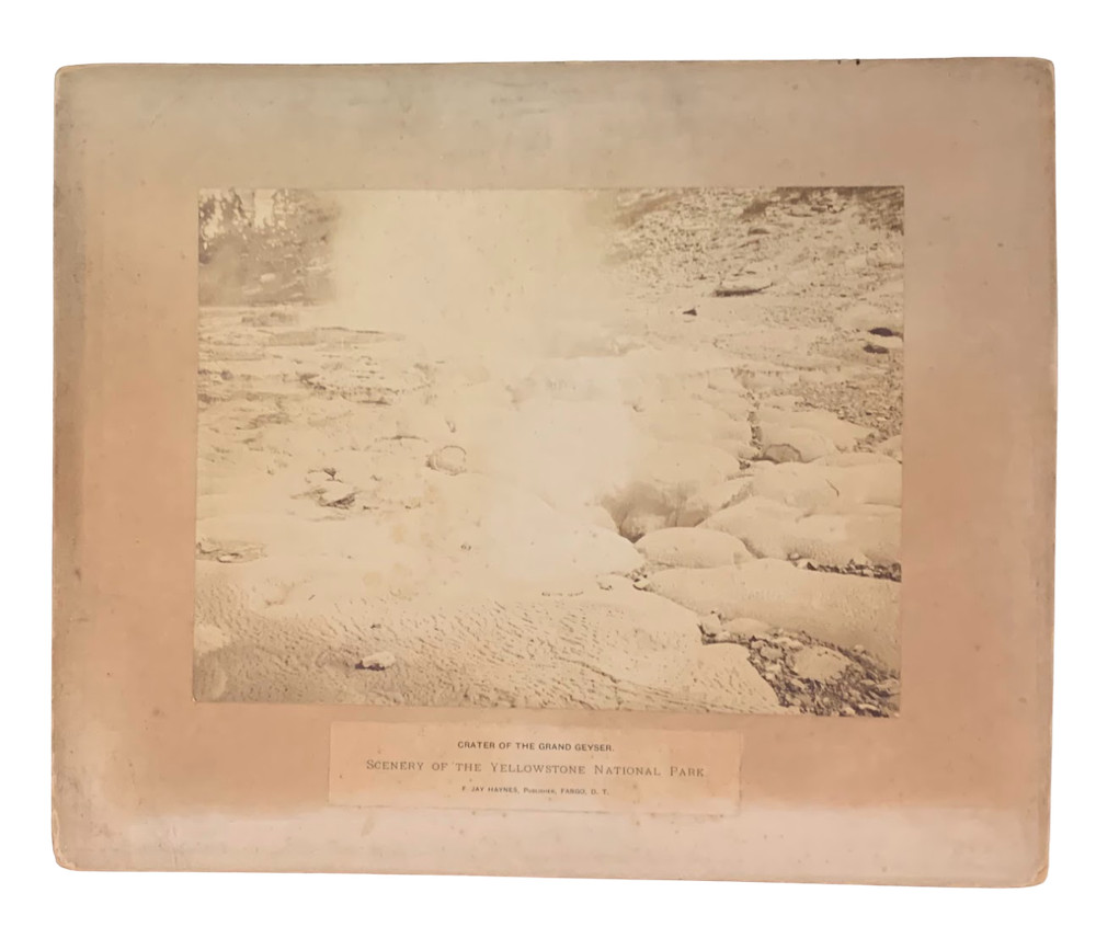 Frank Jay Haynes / Scenery of the Yellowstone National Park Crater of the Grand