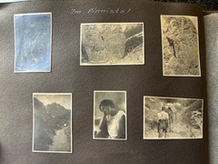 Old Photo Album Civilian with Flaws, Travel 1930s /90
