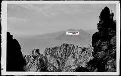 Plate Glass Photo Negative Black & White 3 1/2×5 1/2in, Piana, Corsa, Calanques