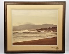 2 Art Gore Ocean Beach Photographs Original Print Colorado Artist Signed Framed