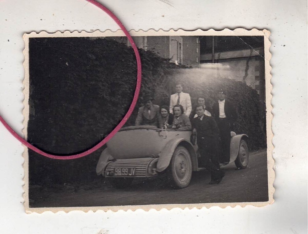 PHOTO PHOTO CAR AUTOMOBILES DONNET ZEDEL TYPE C 16 DECAPOTALE 1926