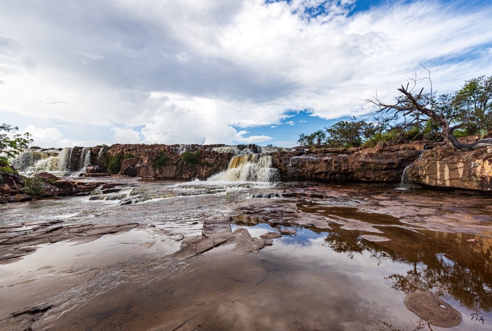 Orinduik Waterfall Photography Print In Guyana-Brazil, South America