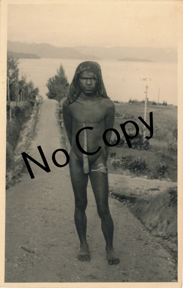 Photo – Dutch Colony Asia South Sea Native Man Nude X97
