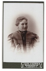Photograph Joh. Verra, Rosenheim, 1st Inn Street 1, Portrait of a Lady