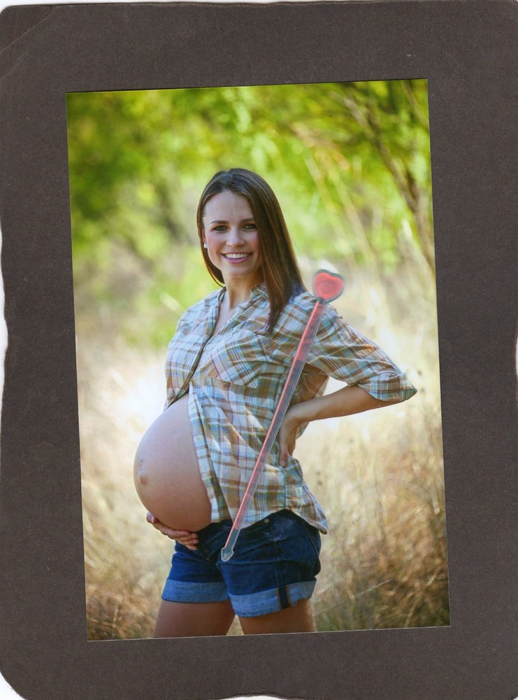 Lp17) Photo Woman Art Model Woman Pregnant.
