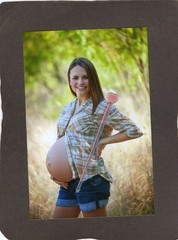 Lp17) Photo Woman Art Model Woman Pregnant.