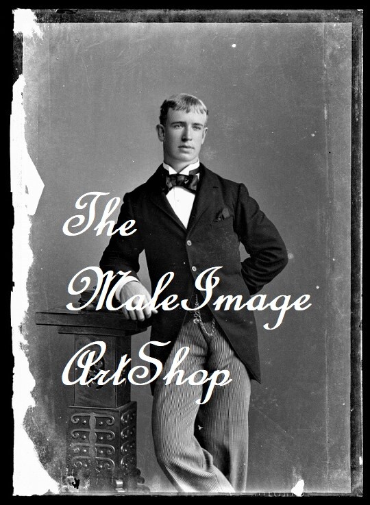 VINTAGE MALE PORTRAIT #930 -‘paresis hall man, nyc 1899’ -free shipping usa