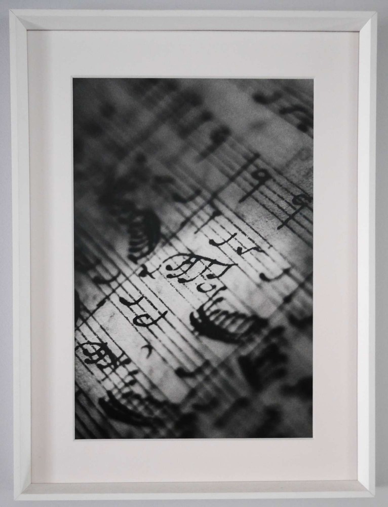 Ralph Gibson / Bach Sonata 128 1999 SIGNED Silver Gelatin Print 21.25 x 14.1 1st