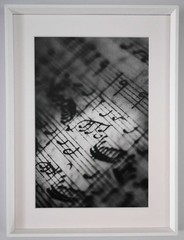 Ralph Gibson / Bach Sonata 128 1999 SIGNED Silver Gelatin Print 21.25 x 14.1 1st
