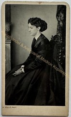 orig. CDV photography photograph vintage album print 1860 Paris H. Soulie