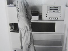 1956 photograph Jack Lemmon at home Roger Marshutz Photoplay Magazine stamp