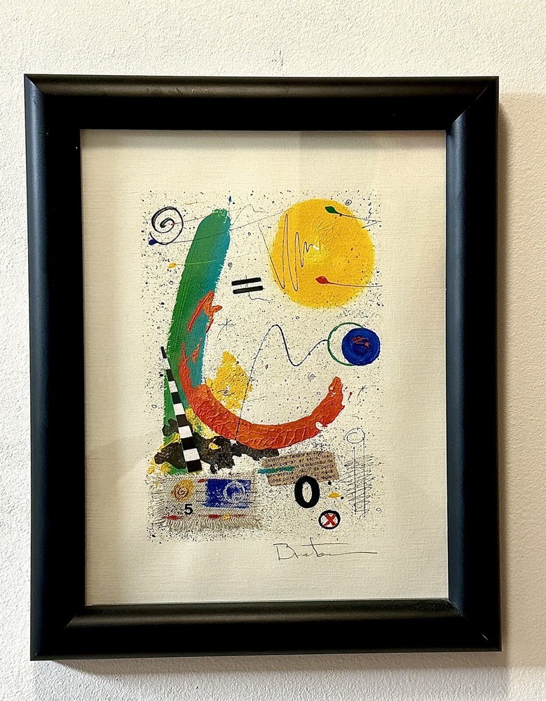 VERY COOL MIXED MEDIA PAINTING BY JOSEPH BRETON COLLABORATOR W/ ARTHUR SECUNDA