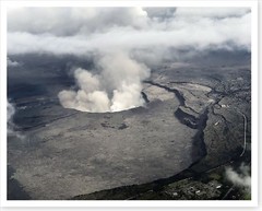 Kilauea Volcano Summit Caldera Large Ash Plume 2018 Silver Halide Photo
