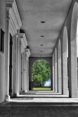 «Down the Long Tunnel» Architecture Art & Home Decor