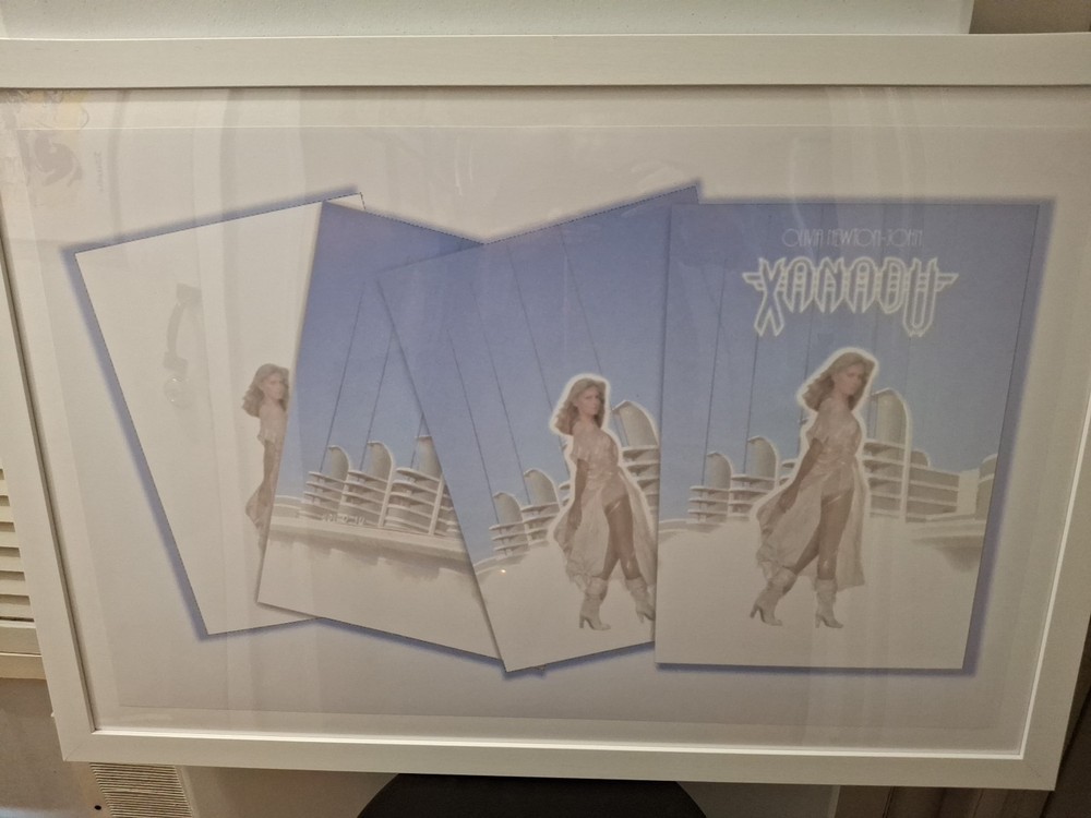 Olivia Newton John in the movie Xanadu 38 / 26 print framed and ready to hang
