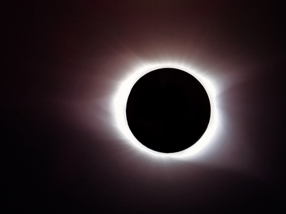 The Great American Eclipse – 12»x18» Metal Aluminum Sheet Print – Glossy
