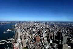 8 1/2 x 11″ HQ PRINT of WIDE VIEW from ONE WORLD OBSERVATORY 100TH FLOOR in NYC
