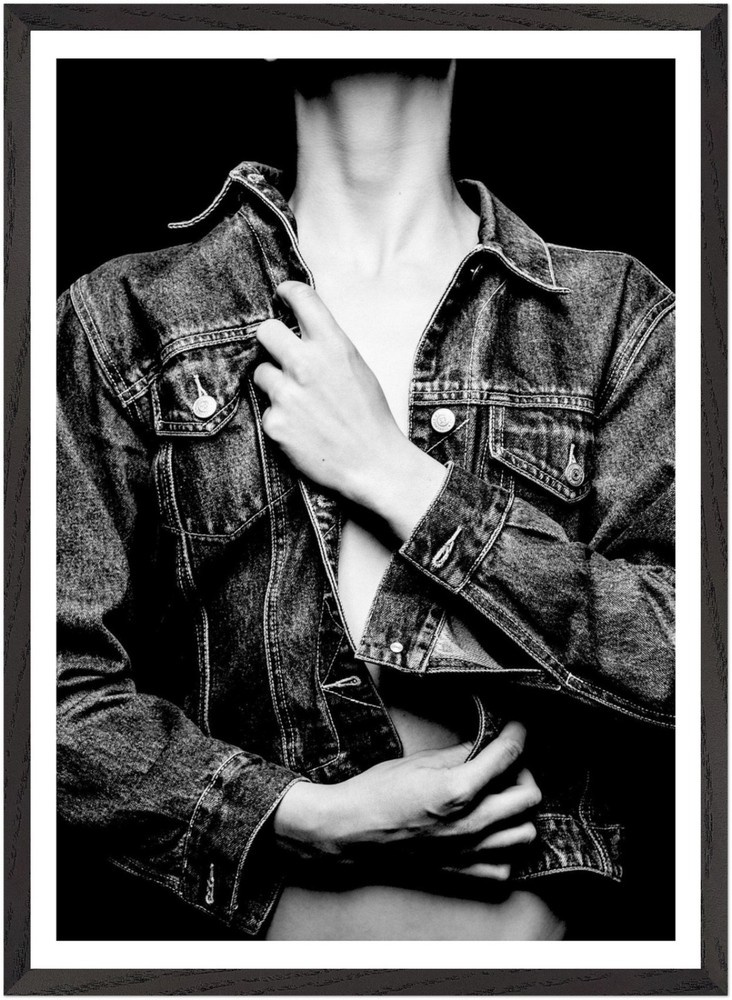 Jean Jacket B&W art photograph