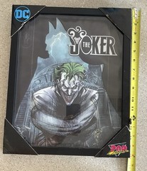 DC Comics The Joker Insane 3D Lenticular Framed Wall Art
