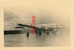 Photo Aircraft Panair do Brasil Constellation Propeller Lisbon 1954 x278