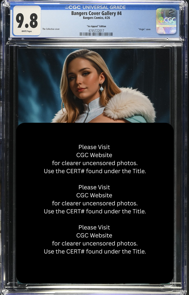 2026 Bangers Comics Emma Frost Cosplay VIRGIN Full Chase Var LE 100 CGC 9.8