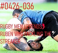 MALE PORTRAIT #0426-036 -athletes -rugby men -ruben wiki -free shipping usa