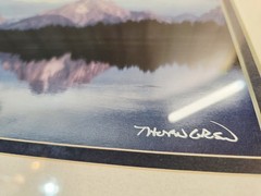 Larry Thorngren Signed Photograph Mount Moran & Snake River Framed 14×17