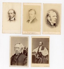 (5) CDV Photos of Bishops Catholic Church Holy Ministers Diocese 1860 Ordained