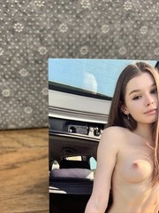 Pinup Girl 4×6 Photograph Beautiful Brunette Woman Nude Model Female Form Photo