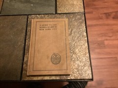 1916 First Edition «A Guide to the Works of Art in New York City», 10,000 Copies