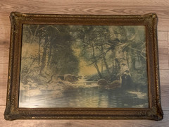Early 20th Century Pictorialist Fine Art Photograph 16×24 Large Format Landscape